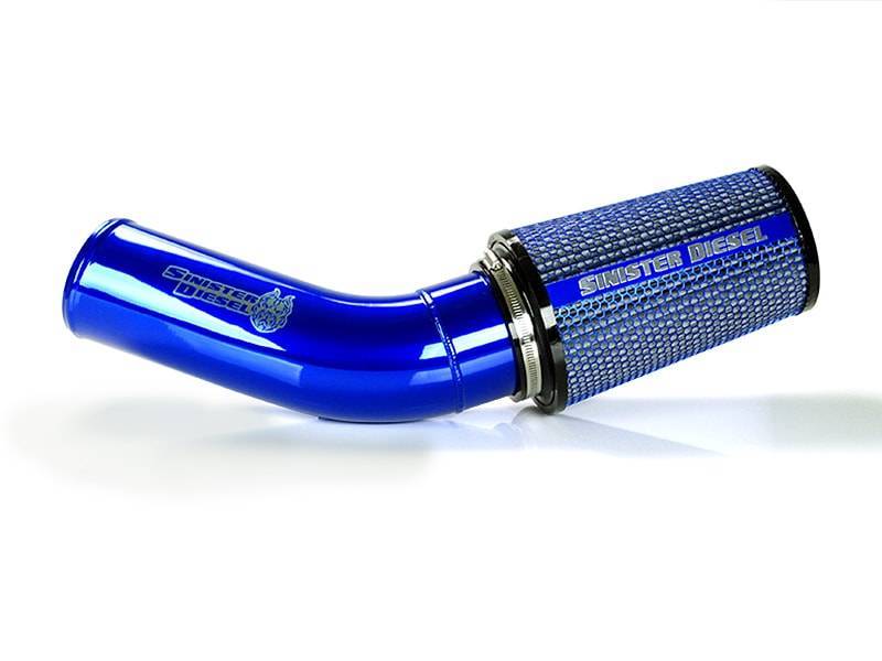 Ford F-250 Performance Air Intake - Sinister Diesel - Sinister Diesel 7.3L Powerstroke - Sinister Blue - `99-`03
